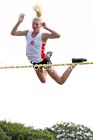 Womens pole vault at the Northern Inter-Counties under-17s and 15s at Witton Park, Blackburn. Photo: David T. Hewitson/Sports for All Pics